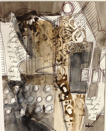 "Earth Angel" #11 9x12 watercolor and mixed media