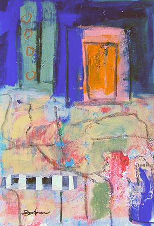 "Golden Opportunity" 6x8 acrylic on paper